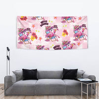 Hawaii Flamingo Hello Summer Tapestry Hawaiian Quilt Pattern