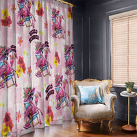 Hawaii Flamingo Hello Summer Window Curtain Hawaiian Quilt Pattern