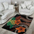 Vintage Hibiscus Pacific Floral Area Rug