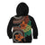 Vintage Hibiscus Pacific Floral Kid Hoodie