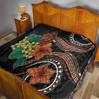 Vintage Hibiscus Pacific Floral Quilt