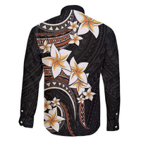 Vintage Plumeria Pacific Floral Family Matching Short Sleeve Bodycon Dress and Hawaiian Shirt LT9 - Polynesian Pride