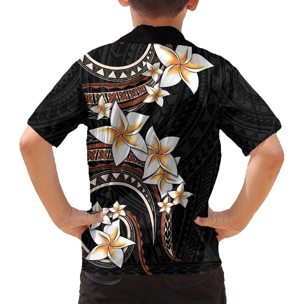 Vintage Plumeria Pacific Floral Family Matching Summer Maxi Dress and Hawaiian Shirt LT9 - Polynesian Pride