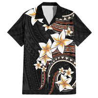 Vintage Plumeria Pacific Floral Family Matching Tank Maxi Dress and Hawaiian Shirt