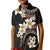 Vintage Plumeria Pacific Floral Kid Polo Shirt