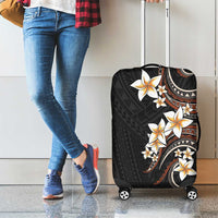 Vintage Plumeria Pacific Floral Luggage Cover LT9 - Polynesian Pride