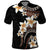 Vintage Plumeria Pacific Floral Polo Shirt
