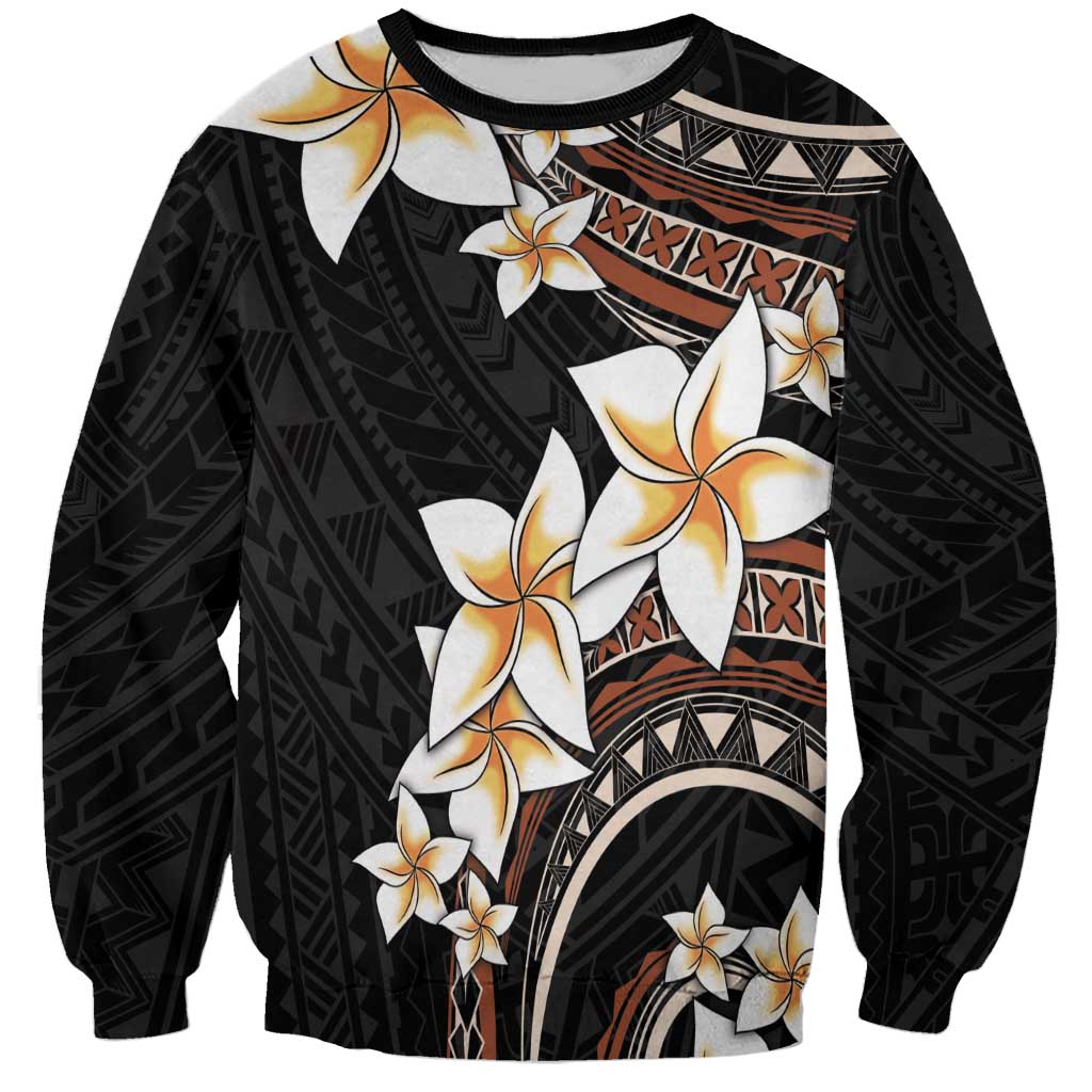 Vintage Plumeria Pacific Floral Sweatshirt