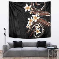 Vintage Plumeria Pacific Floral Tapestry
