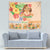 Kawaii Hula Girls Tapestry Aloha Hibiscus Flowers