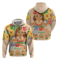 Kawaii Hula Girls Zip Hoodie Aloha Hibiscus Flowers LT9 - Polynesian Pride