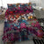 Pacific Hibiscus Tapa Tribal Vintage Bedding Set Pink Motif