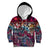 Pacific Hibiscus Tapa Tribal Vintage Kid Hoodie Pink Motif
