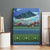 Personalised Fiji Viti Levu Canvas Wall Art Tagimoucia and Tapa Tribal Pattern