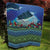 Personalised Fiji Viti Levu Quilt Tagimoucia and Tapa Tribal Pattern