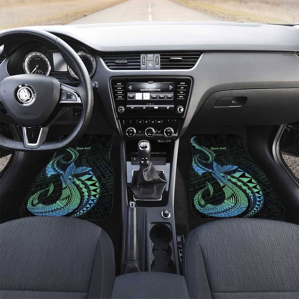 Personalised Hawaii Kure Atoll Car Mats Holaniku Coral Reef with Polynesian Tribal