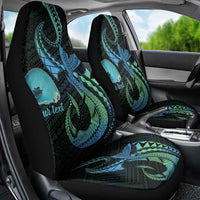 Personalised Hawaii Kure Atoll Car Seat Cover Holaniku Coral Reef with Polynesian Tribal