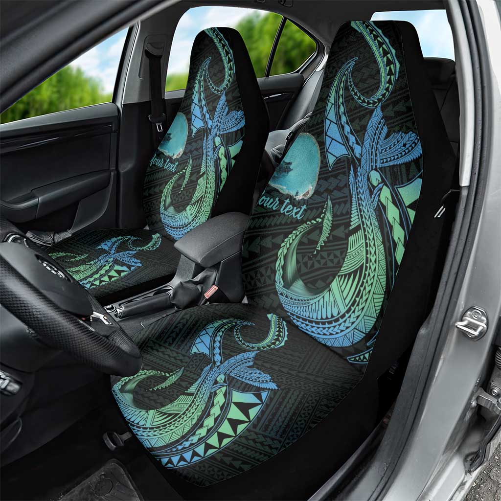 Personalised Hawaii Kure Atoll Car Seat Cover Holaniku Coral Reef with Polynesian Tribal
