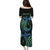 Personalised Hawaii Kure Atoll Puletasi Holaniku Coral Reef with Polynesian Tribal