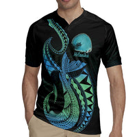 Personalised Hawaii Kure Atoll Rugby Jersey Holaniku Coral Reef with Polynesian Tribal