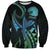 Personalised Hawaii Kure Atoll Sweatshirt Holaniku Coral Reef with Polynesian Tribal