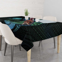 Personalised Hawaii Kure Atoll Tablecloth Holaniku Coral Reef with Polynesian Tribal
