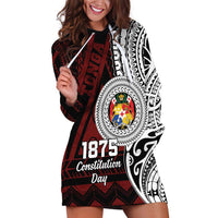 Personalised Tonga Constitution Day 1875 Hoodie Dress Polynesian Tribal Tattoo