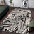 Polynesia Area Rug Tribal Polynesian Spirit With Beige Pacific Flowers LT9 Beige - Polynesian Pride