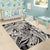 Polynesia Area Rug Tribal Polynesian Spirit With Beige Pacific Flowers LT9 - Polynesian Pride