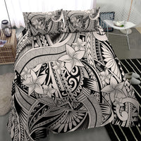 Polynesia Bedding Set Tribal Polynesian Spirit With Beige Pacific Flowers LT9 - Polynesian Pride