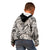 Polynesia Kid Hoodie Tribal Polynesian Spirit With Beige Pacific Flowers LT9 - Polynesian Pride