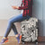 Polynesia Luggage Cover Tribal Polynesian Spirit With Beige Pacific Flowers LT9 - Polynesian Pride