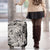 Polynesia Luggage Cover Tribal Polynesian Spirit With Beige Pacific Flowers LT9 - Polynesian Pride