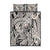 Polynesia Quilt Bed Set Tribal Polynesian Spirit With Beige Pacific Flowers LT9 Beige - Polynesian Pride