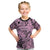 Polynesia Kid T Shirt Tribal Polynesian Spirit With Pink Pacific Flowers LT9 Pink - Polynesian Pride