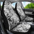 Polynesia Car Seat Cover Tribal Polynesian Spirit With White Pacific Flowers LT9 - Polynesian Pride