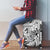 Polynesia Luggage Cover Tribal Polynesian Spirit With White Pacific Flowers LT9 - Polynesian Pride