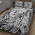 Polynesia Quilt Bed Set Tribal Polynesian Spirit With White Pacific Flowers LT9 - Polynesian Pride