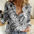 Polynesia Women Casual Shirt Tribal Polynesian Spirit With White Pacific Flowers LT9 Female White - Polynesian Pride