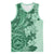 Polynesia Basketball Jersey Hibiscus Hawaiian Tribal Tattoo Retro Green - Polynesian Pride