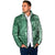 Polynesia Padded Jacket Hibiscus Hawaiian Tribal Tattoo Retro Green - Polynesian Pride