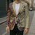 Polynesia Blazer Hibiscus Hawaiian Tribal Tattoo Retro Tan - Polynesian Pride