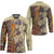 Polynesia Hockey Jersey Hibiscus Hawaiian Tribal Tattoo Retro Tan - Polynesian Pride