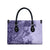 Polynesia Leather Bag Hibiscus Hawaiian Tribal Tattoo Retro Violet - Polynesian Pride
