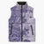 Polynesia Sleeveless Puffer Jacket Hibiscus Hawaiian Tribal Tattoo Retro Violet - Polynesian Pride