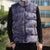Polynesia Sleeveless Puffer Jacket Hibiscus Hawaiian Tribal Tattoo Retro Violet - Polynesian Pride