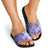 Polynesia Slide Sandals Hibiscus Hawaiian Tribal Tattoo Retro Violet - Polynesian Pride