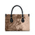 Polynesia Leather Bag Hibiscus Hawaiian Tribal Tattoo Retro Pink Pastel - Polynesian Pride