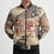 Hawaii Beige Version Bomber Puffer Jacket Aloha Tribal Pattern - Polynesian Pride