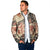 Hawaii Beige Version Padded Jacket Aloha Tribal Pattern - Polynesian Pride